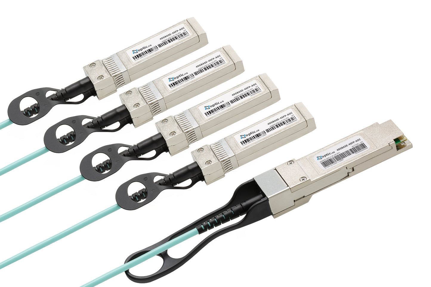 40GBASE-QSFP TO 4X10G SFP+ ACTIVE OPTICAL CABLE, 100% CISCO COMPATIBLE