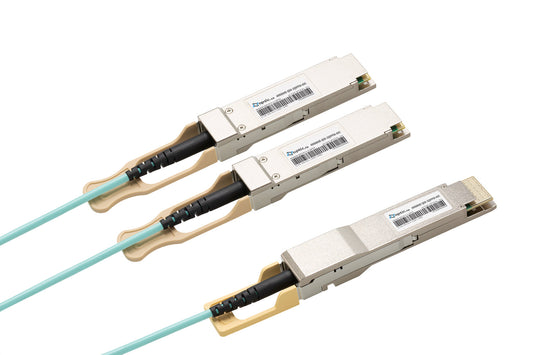 400GBASE-QSFP-DD TO 2X200G QSFP56 ACTIVE OPTICAL CABLE, 100% DELL COMPATIBLE