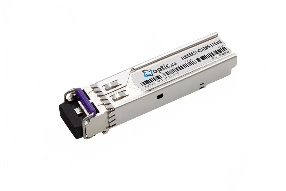 OPTIC.CA - 1000BASE-CWDM SFP - SFP-1GE-LH-CW-xx-120KM-OC - JUNIPER COMPATIBLE