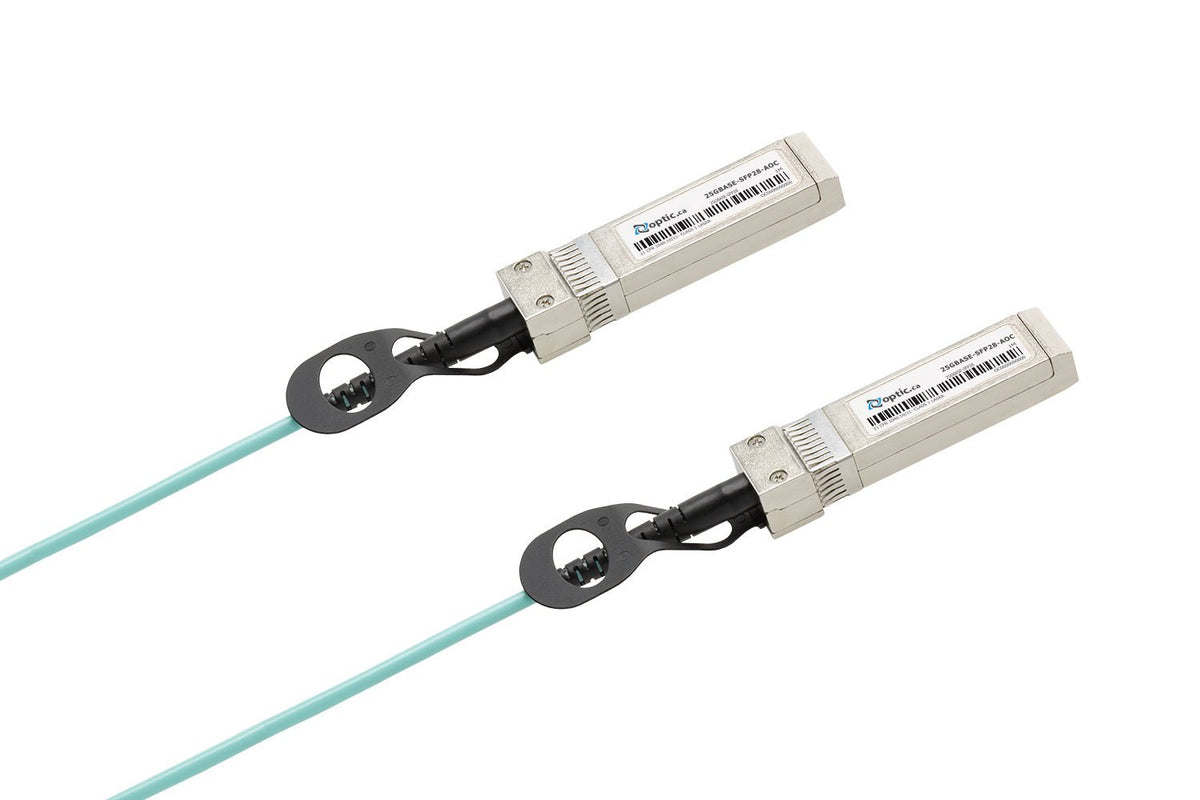 25GBASE-SFP28 ACTIVE OPTICAL CABLE, 100% ARISTA COMPATIBLE - Technologie Optic.ca Inc.