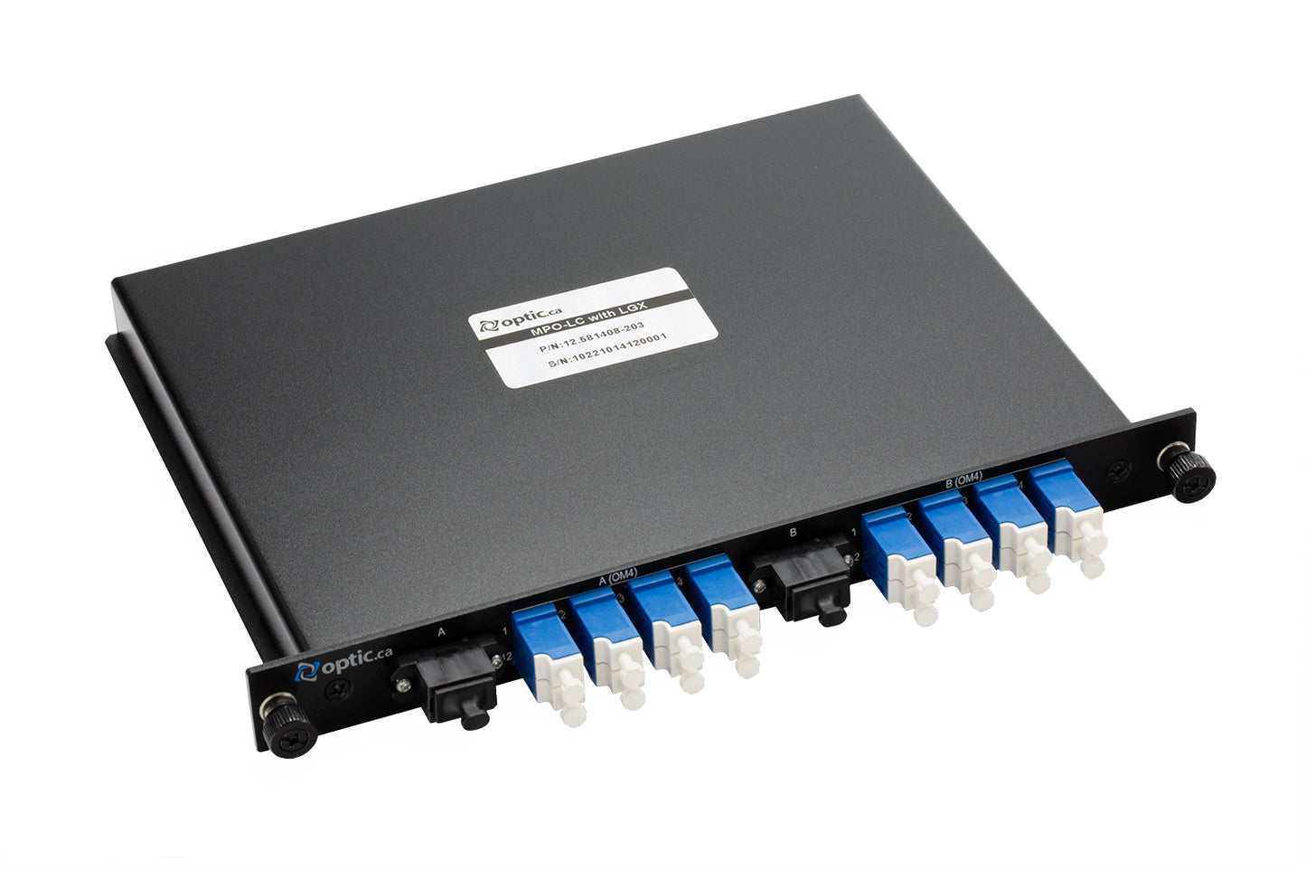 Dual MTP®/UPC 8ch, Breakout to 4x LC/UPC Duplex, Multi Mode for SR4 transceivers LGX4-SP