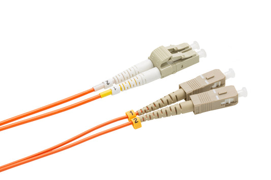 OPTIC.CA - Fiber Patch Cable OM1 - M1DLCUSCUxxM2MM - LC/UPC to SC/UPC