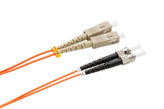 OPTIC.CA - Fiber Patch Cable OM1 - M1DSCUSTUxxM2MM - SC/UPC to ST