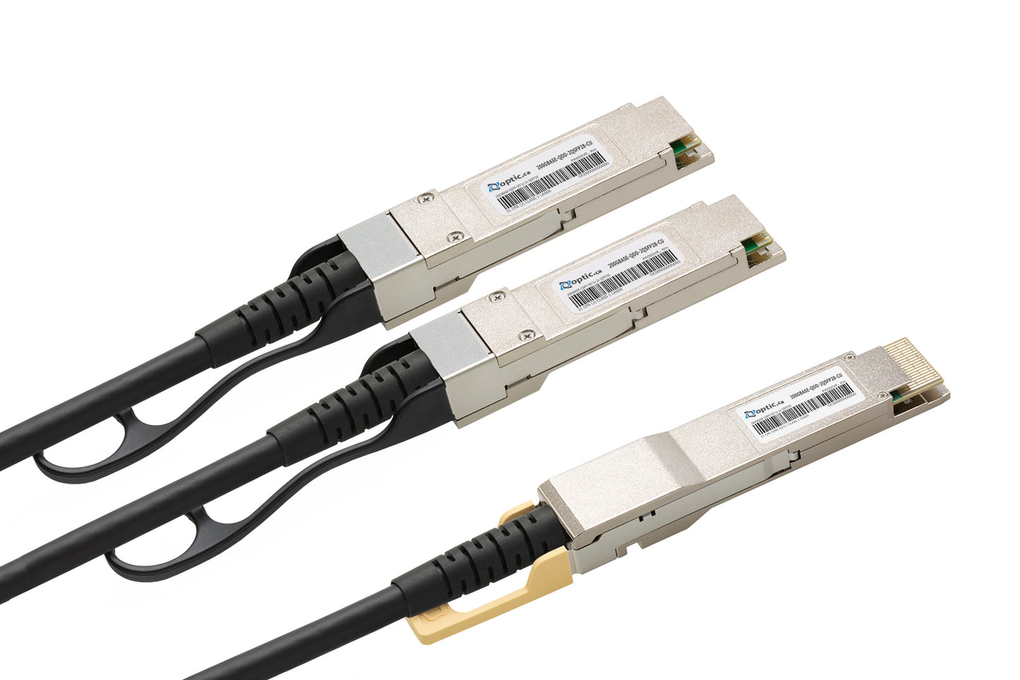 200GBASE-QSFP-DD TO 2X100G QSFP28 PASSIVE TWINAX CABLE, 100% DELL COMPATIBLE