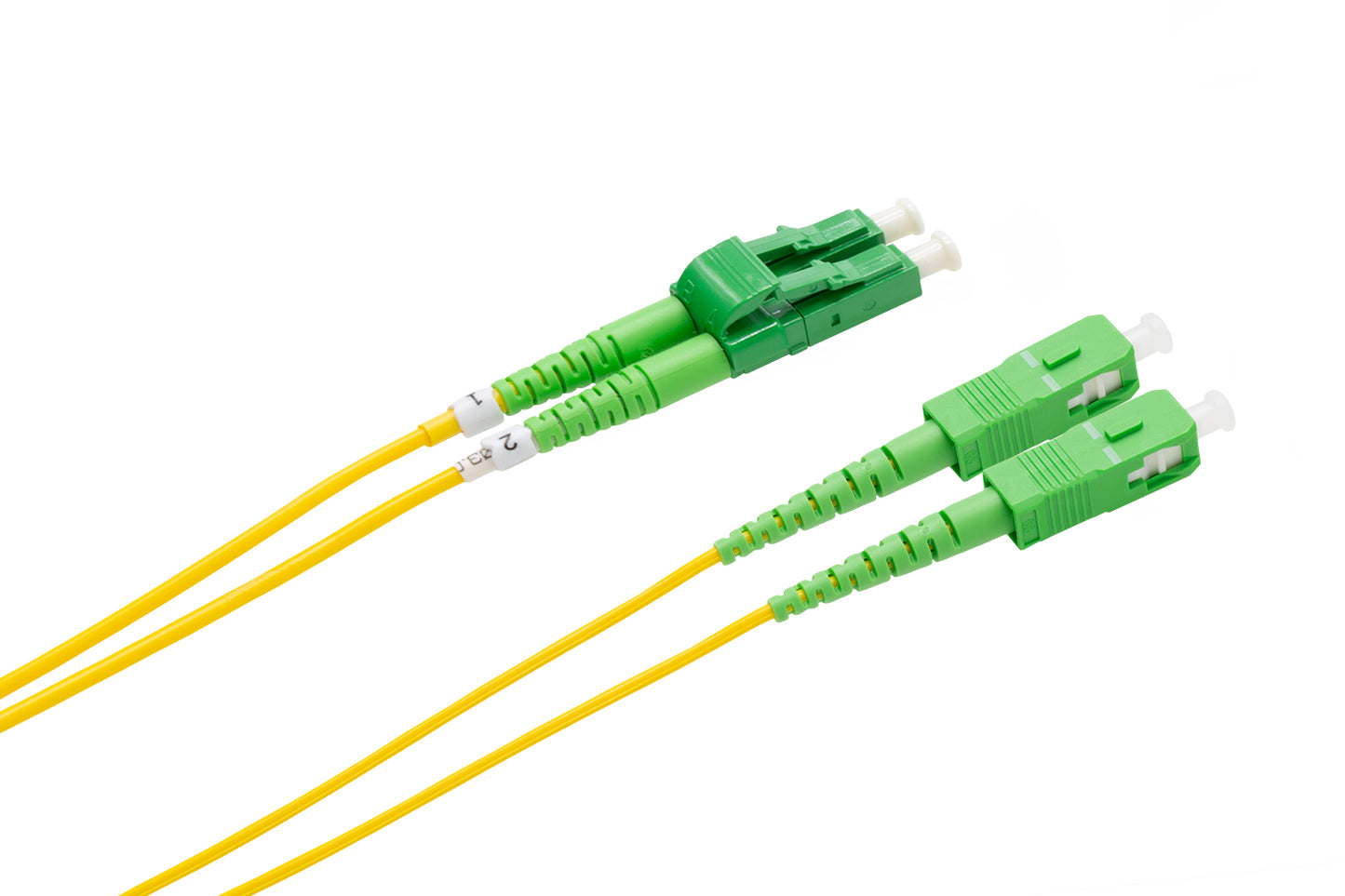 OPTIC.CA - Fiber Patch Cable OS2 - SDLCASCAxxM2MM - LC/APC-SC/APC Senko