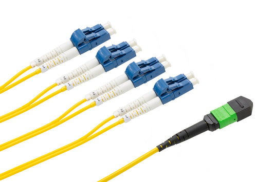 OPTIC.CA - Fiber Patch Cable OS2 - S8MTPA4LCUxxM2MM - 8F MTP® APC US Conec