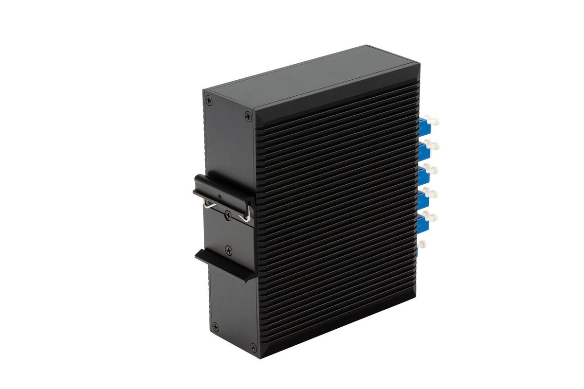 DWDM MUX/DEMUX Duplex 8ch, MON port and UPG port. DIN Rail Rugged - Technologie Optic.ca Inc.