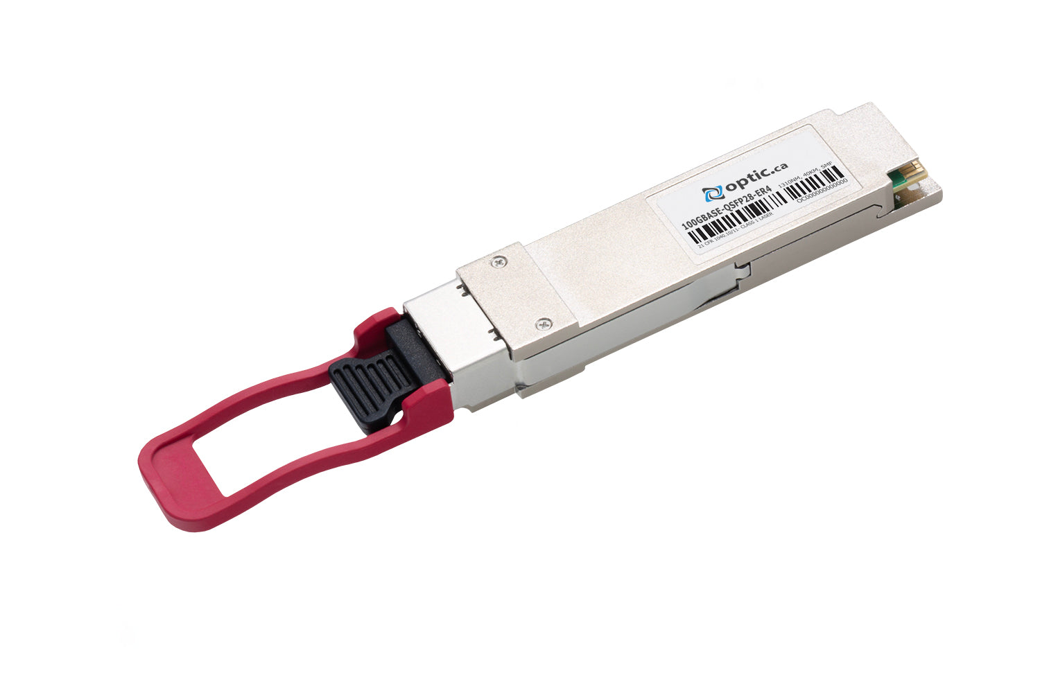 OPTIC.CA - 100GBASE-ER4 QSFP28 - QSFP-100G-ER4L-OC - JUNIPER COMPATIBLE